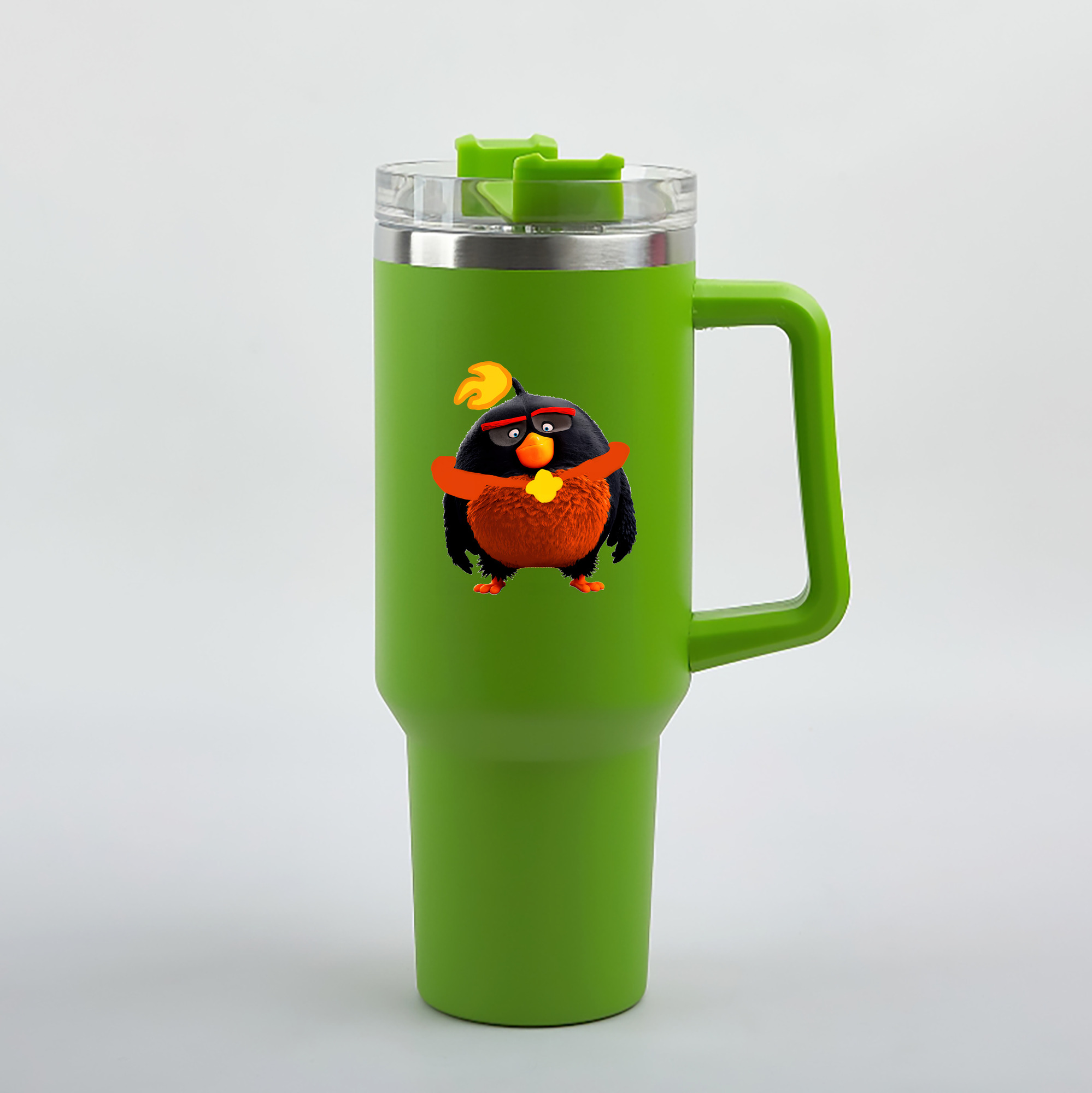 （画像用） Angry Birds アングリーバード 1200mL車用タンブラー（カラープリント）